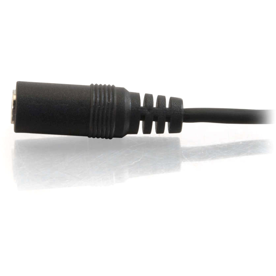 C2G 6ft 3.5mm Stereo Extension Cable - M/F - Mini-phone Male - Mini-phone Female Audio - 6ft - Black
