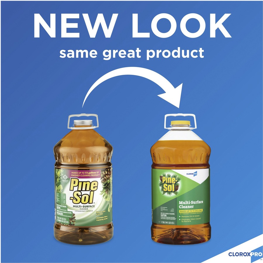 CloroxPro™ PineSol MultiSurface Cleaner Liquid 144 fl oz (4.5 quart) Pine Scent 1 Each
