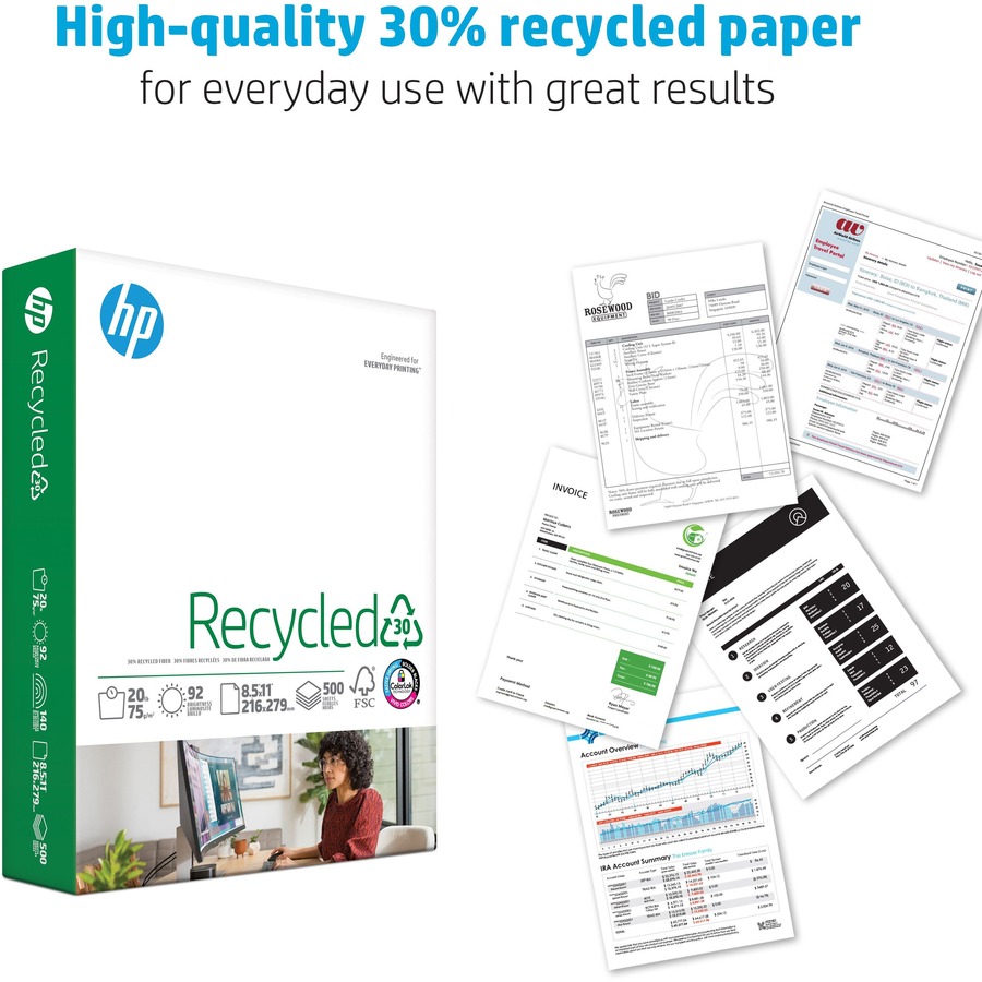 HP Paper Premium Choice Laser 32lb 8.5x11 Letter 98 Bright 3000