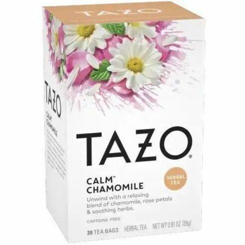 Tazo Calm Chamomile Herbal Tea - 20 / Box - Tea - TZO15LI137CALM24S