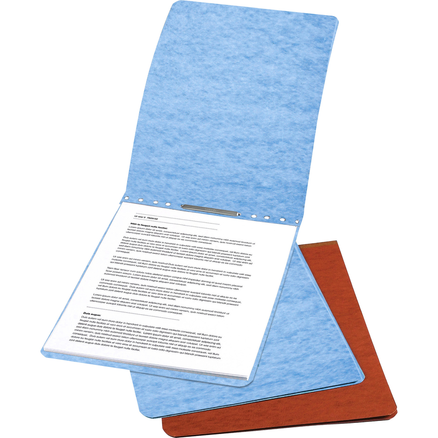 ACCO Presstex Letter Recycled Report Cover - 2" Folder Capacity - 8 1/2" x 11" - Folder - Presstex, Tyvek - Light Blue - 30% Recycled - 1 Each