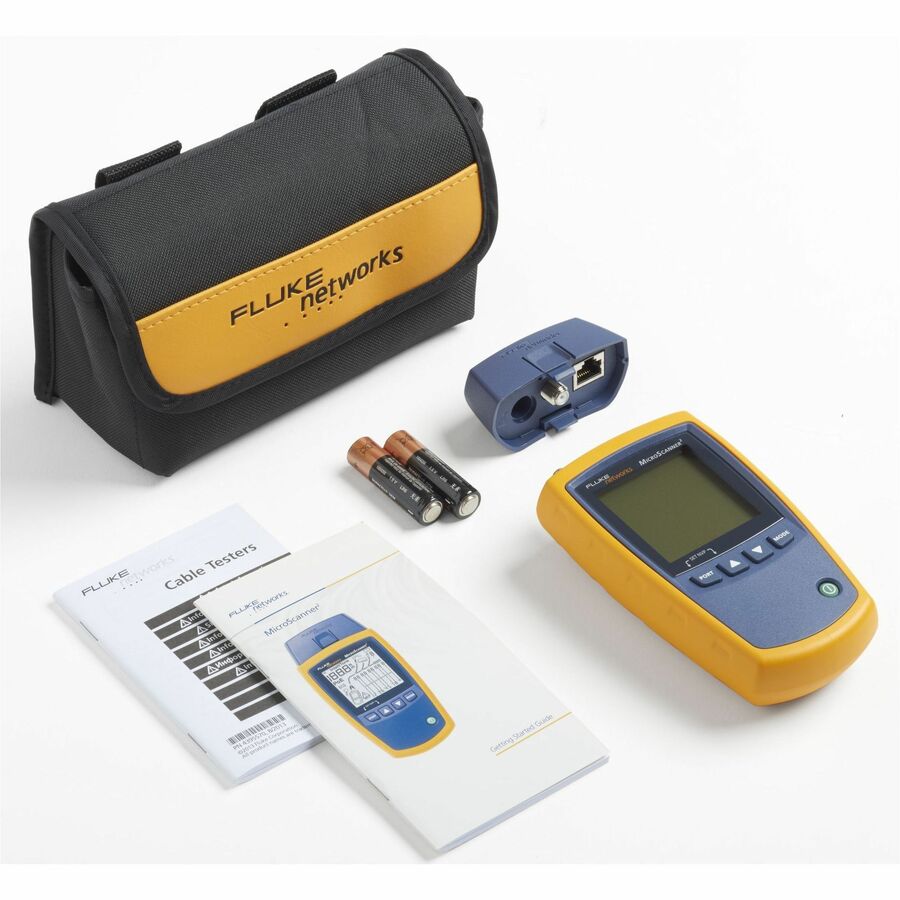 Fluke Networks MicroScanner2 Cable Verifier - RJ-45 10/100/1000Base-T Network