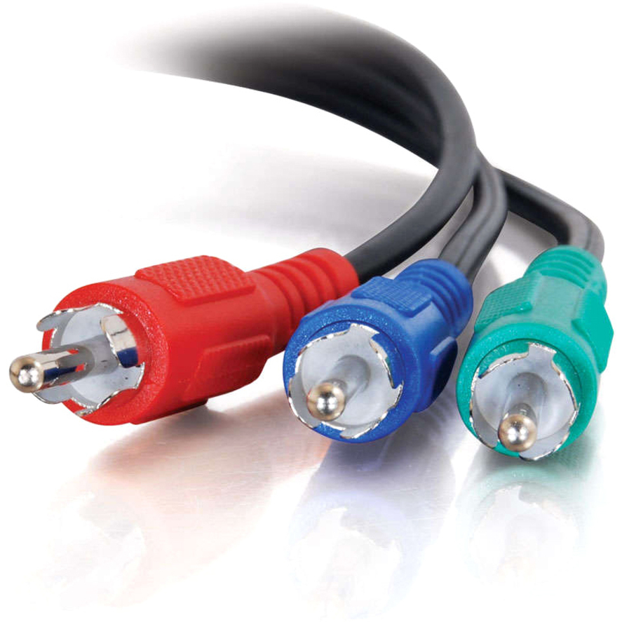 C2G 6ft Value Series RCA Component Video Cable - 6ft - Black