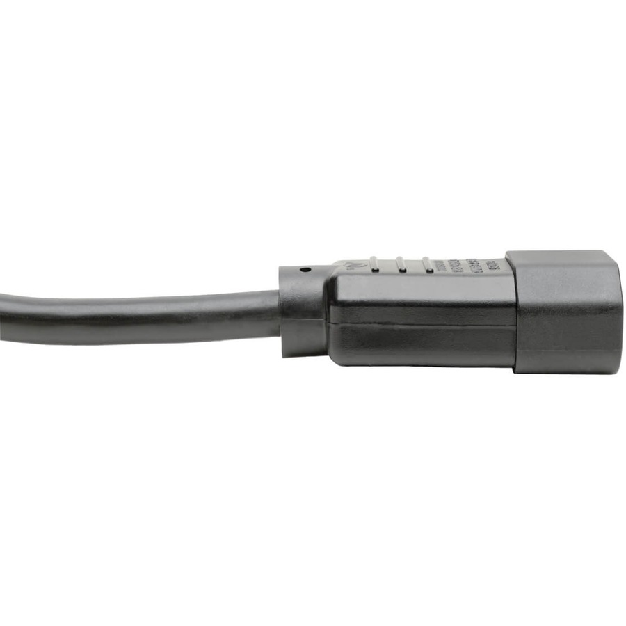 Tripp Lite by Eaton Heavy-Duty PDU Power Cord C13 to C14 - 15A 250V 14 AWG 10 ft. (3.05 m) Black