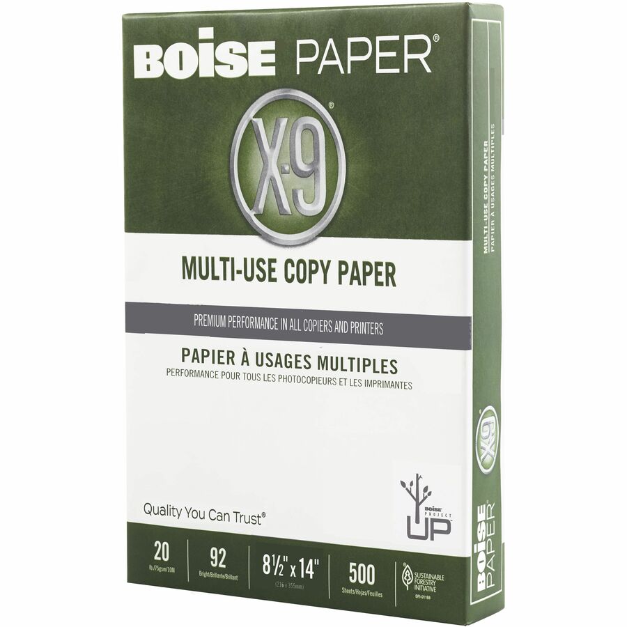 HP Papers Office20 Paper, 92 Bright, 20lb, 8.5 x 11, White, 500 Sheets/Ream, 5 Reams/Carton