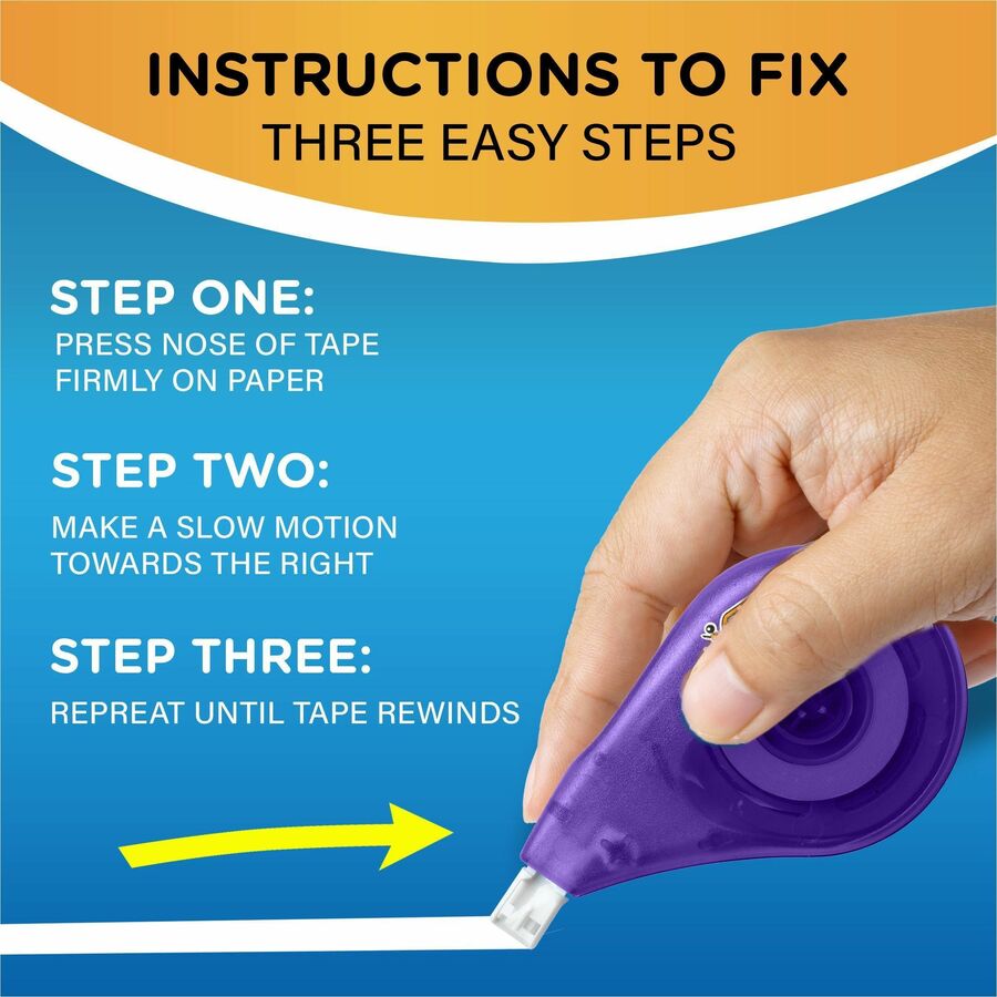 Buy BICWite-Out EZ Correct Correction Tape, 2-Count Online at  desertcartGuyana