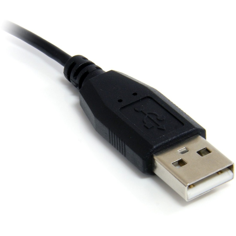 StarTech.com USB cable - 4 pin USB Type A (M) - Right Angle Micro USB Type B (M) - 90 cm