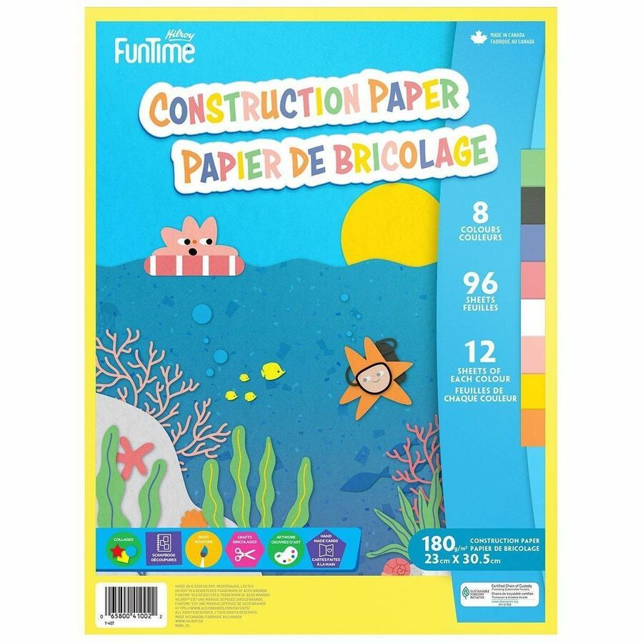 Hilroy Lightweight Construction Paper Pad