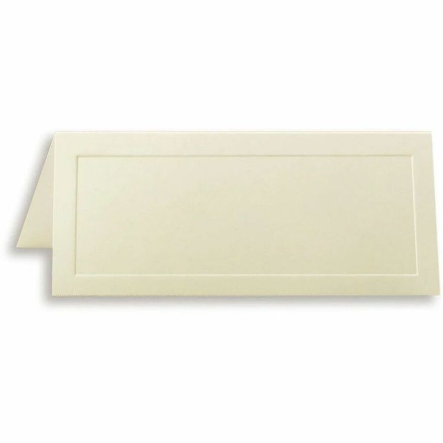 St. James&reg; Overtures Traditional Embossed Place Cards, Ivory, Pack of 60, 71414