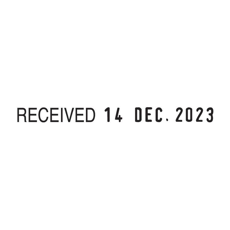 Trodat Dial-A-Phrase Date Stamp - Message/Date Stamp - "ANSWERED, BACK ORDERED, CANCELLED, BILLED, CHARGED, DELIVERED, ENTERED, PAID, RECEIVED, SHIPPED, FAXED" - 1 Each - Pre-Inked Stamps - TRO80362