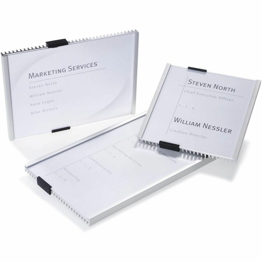 DURABLE Aluminum/Acrylic Information Sign Panel