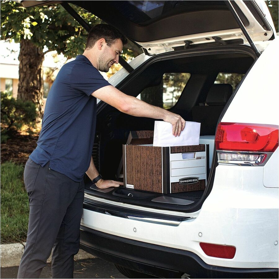 Bankers Box Bankers Box R-Kive Woodgrain Storage Boxes