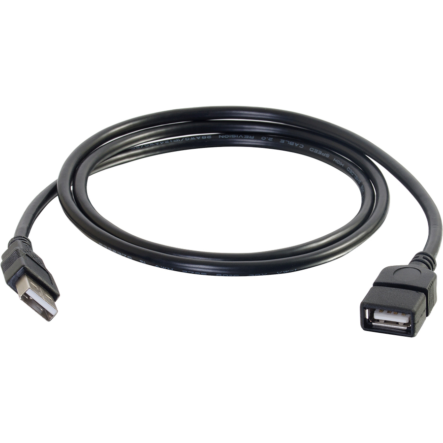 C2G 3.3ft USB Extension Cable - USB A to USB A Extension Cable - USB 2.0 - M/F