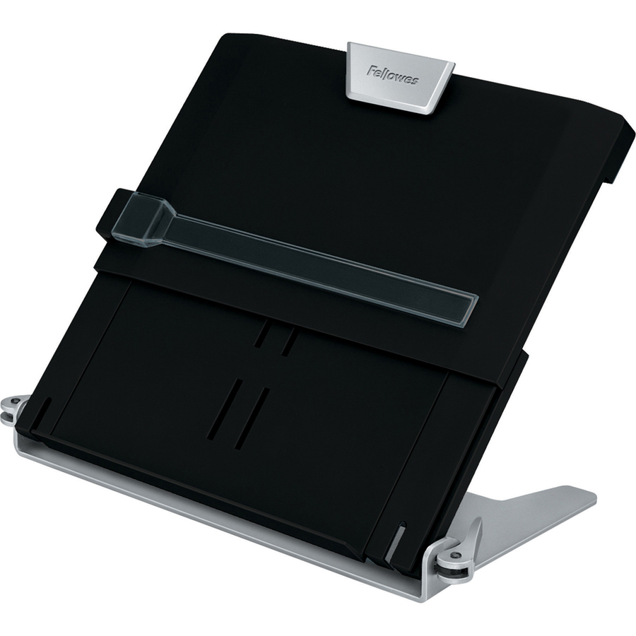 Professional Series In-Line Document Holder - Horizontal - 7.5" x 12" x 2.5" x - 1 Each - Black