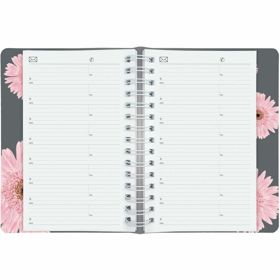 Blueline Blueline Pink Daisy Daily Planner - Business - Daily - 1 Year - January 2024 - December 2024 - Business Diaries - BLIC1504W95BT