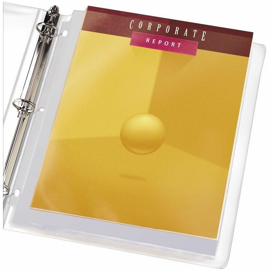 Pochettes protectrices 8-1/2" x 11" , avec capacit&eacute; accrue