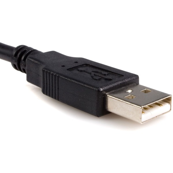 StarTech USB to Parallel Printer Adapter - M/M (Black) - 10 ft. (ICUSB128410)