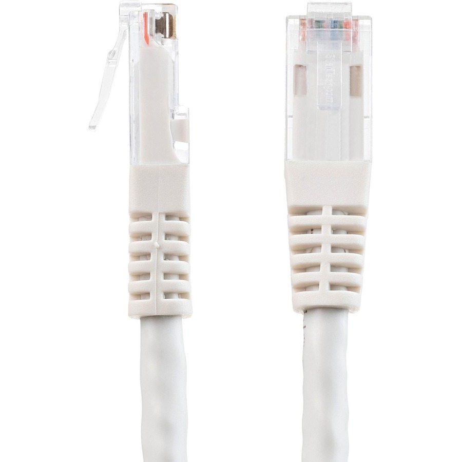 StarTech 4ft CAT6 Ethernet Cable - White Molded Gigabit - 100W PoE UTP 250Mhz - Category 6 Patch Cord UL Certified Wiring/TIA