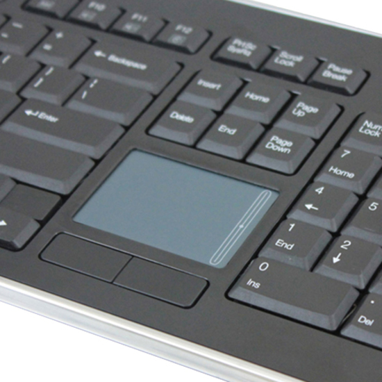 Adesso SofTouch AKB-440UB Keyboard - USB - 104 Keys - Chrome