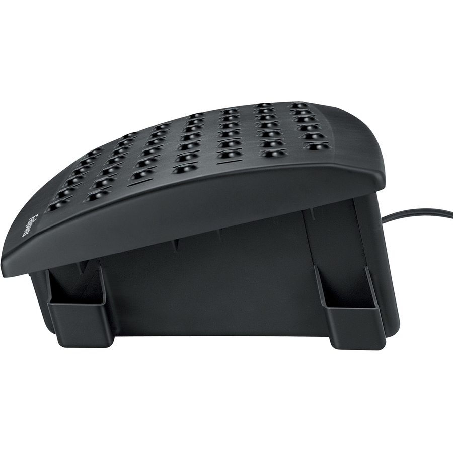 Fellowes Climate Control Footrest - 20° Tilt - Black - 1 Each