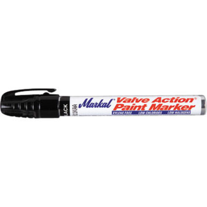 Laco Industries Inc 96823 Valve Action Paint Marker, Black