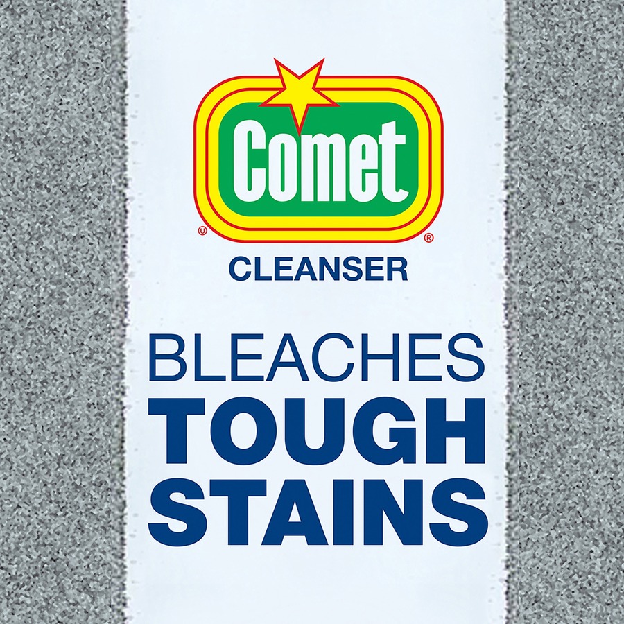Comet Deodorizing Cleanser - For Hard Surface, Toilet Bowl, Tile, Tub, Sink, Chrome, Stainless Steel, Fiberglass, Marble - 21 oz (1.31 lb) - 1 Each - Non-staining