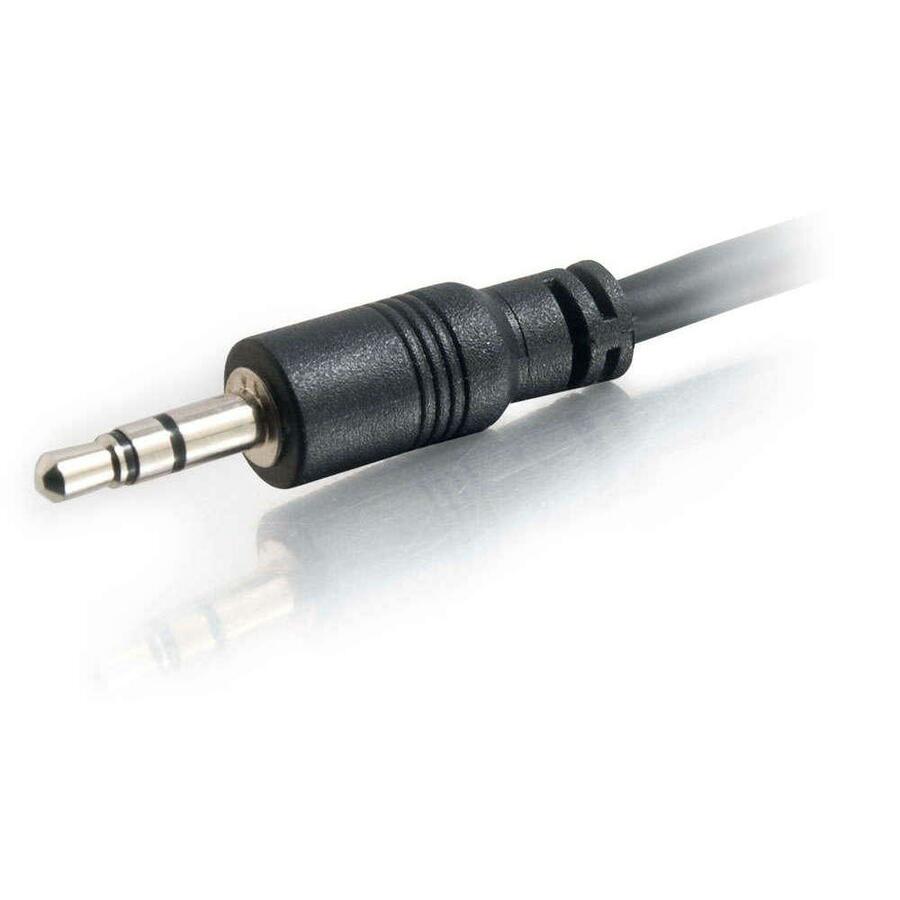 15 foot CMG-rated 3.5 mm stereo male-to-male audio cable with low-profile connectors — alternate view 2