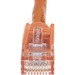 Startech SNAGLESS CAT6 PATCH CABLE - Orange 25ft (N6PATCH25OR)