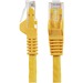 StarTech.com 25ft CAT6 Ethernet Cable - Yellow Snagless Gigabit - 100W PoE UTP 650MHz Category 6 Patch Cord UL Certified Wiring/TIA - 25ft Yellow CAT6 Ethernet cable delivers Multi Gigabit 1/2.5/5Gbps & 10Gbps up to 160ft - 650MHz - Fluke tested to ANSI/T