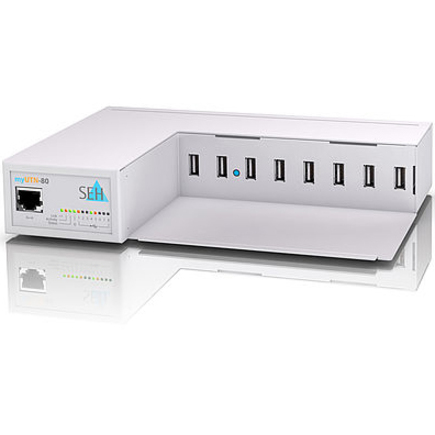 myUTN-80 Dongle Server - Share up to 8 USB 2.0 software licence dongles over ethernet