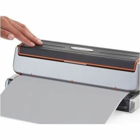 Swingline Optima 20 Electric Punch - 3 Punch Head(s) - 20 Sheet - 9/32" Punch Size - Black, Silver, Translucent - Electric Hole Punches - SWI74520