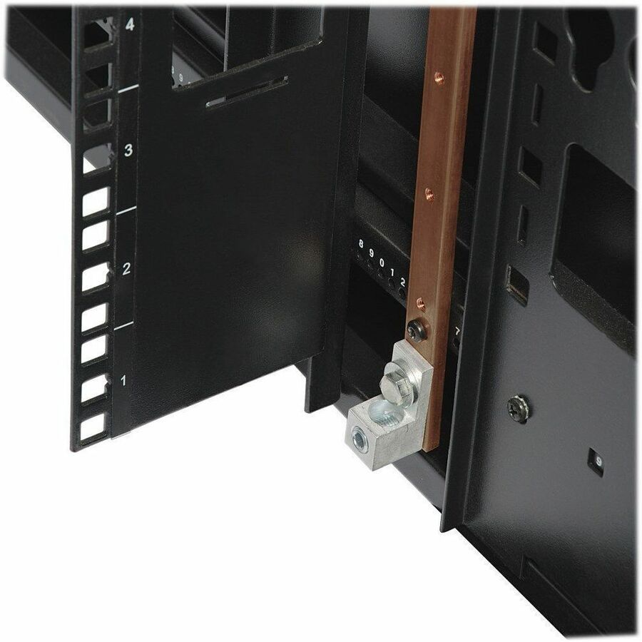 Tripp Lite by Eaton 42U Rack Enclosure Server Cabinet Copper Bus Grounding Bar - 0.6? Width