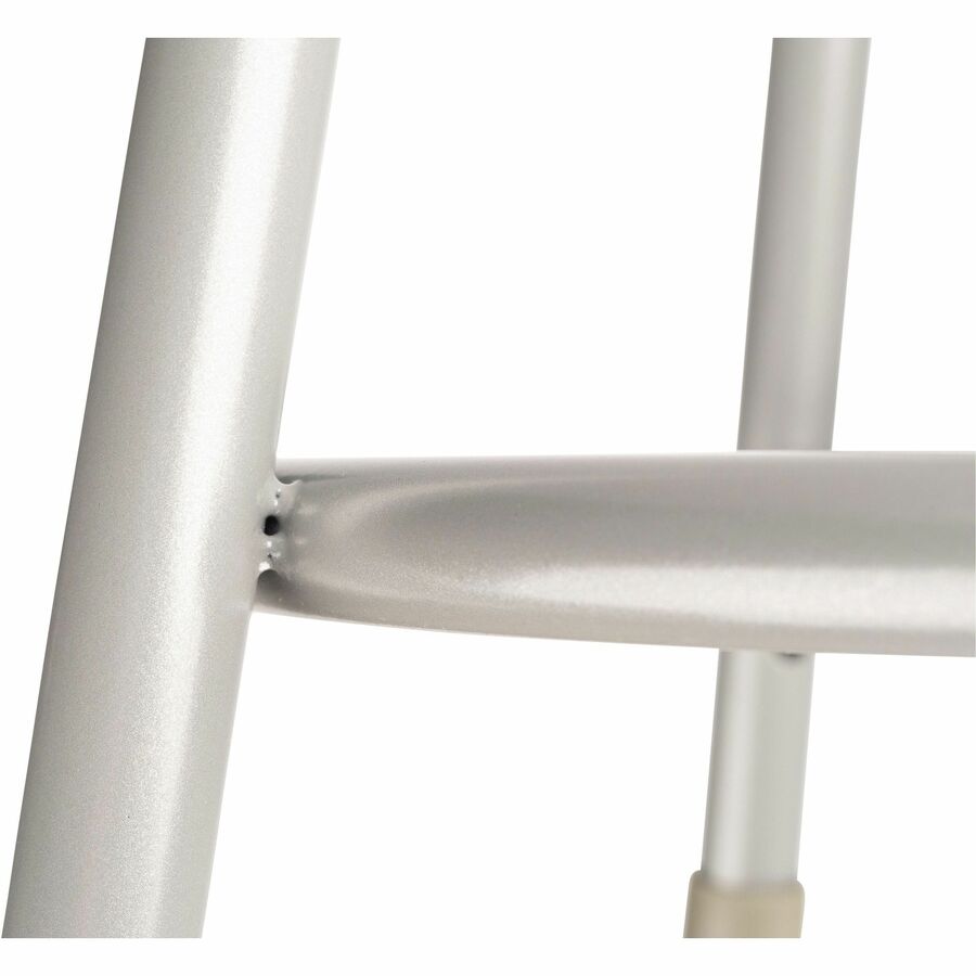 National Public Seating 6200 Series Heavy-Duty Stools - Masonite Seat Color - Masonite Seat Material - Gray Frame Color - Steel Frame Material - Four-legged Base - Steel - 1 Each