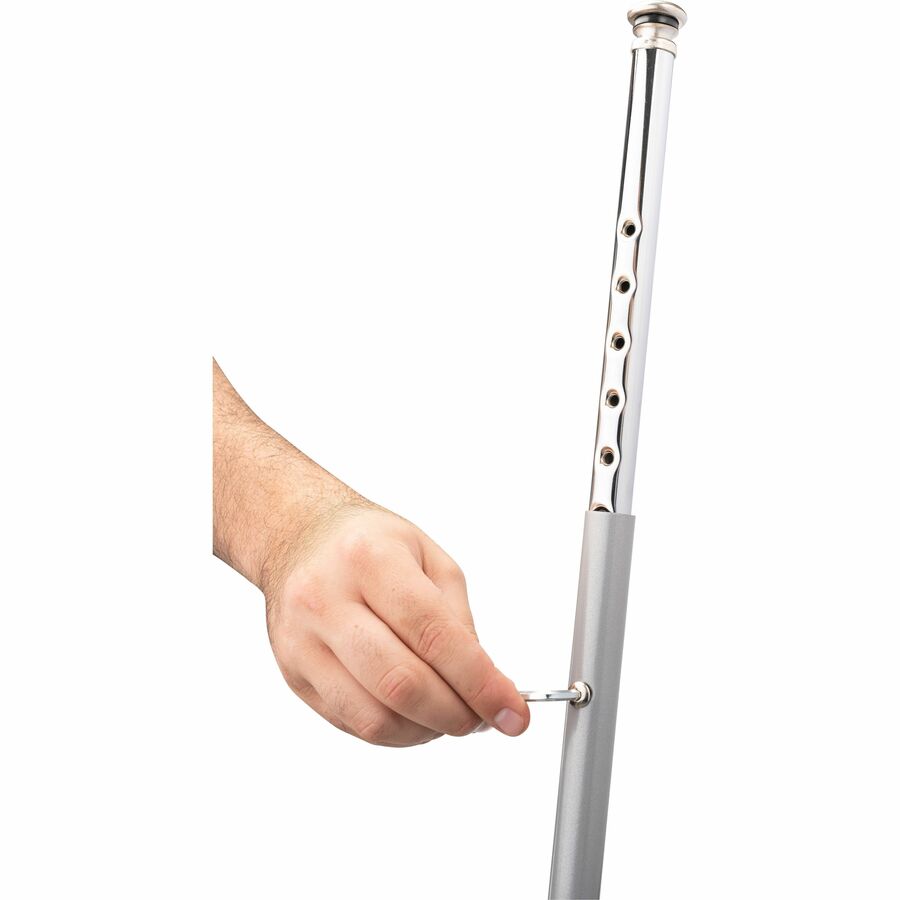 National Public Seating 6200 Series Heavy-Duty Stools - Masonite Seat Color - Masonite Seat Material - Gray Frame Color - Steel Frame Material - Four-legged Base - Steel - 1 Each