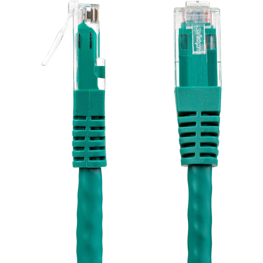 StarTech 20ft CAT6 Ethernet Cable - Green Molded Gigabit - 100W PoE UTP 250Mhz - Category 6 Patch Cord UL Certified Wiring/TIA
