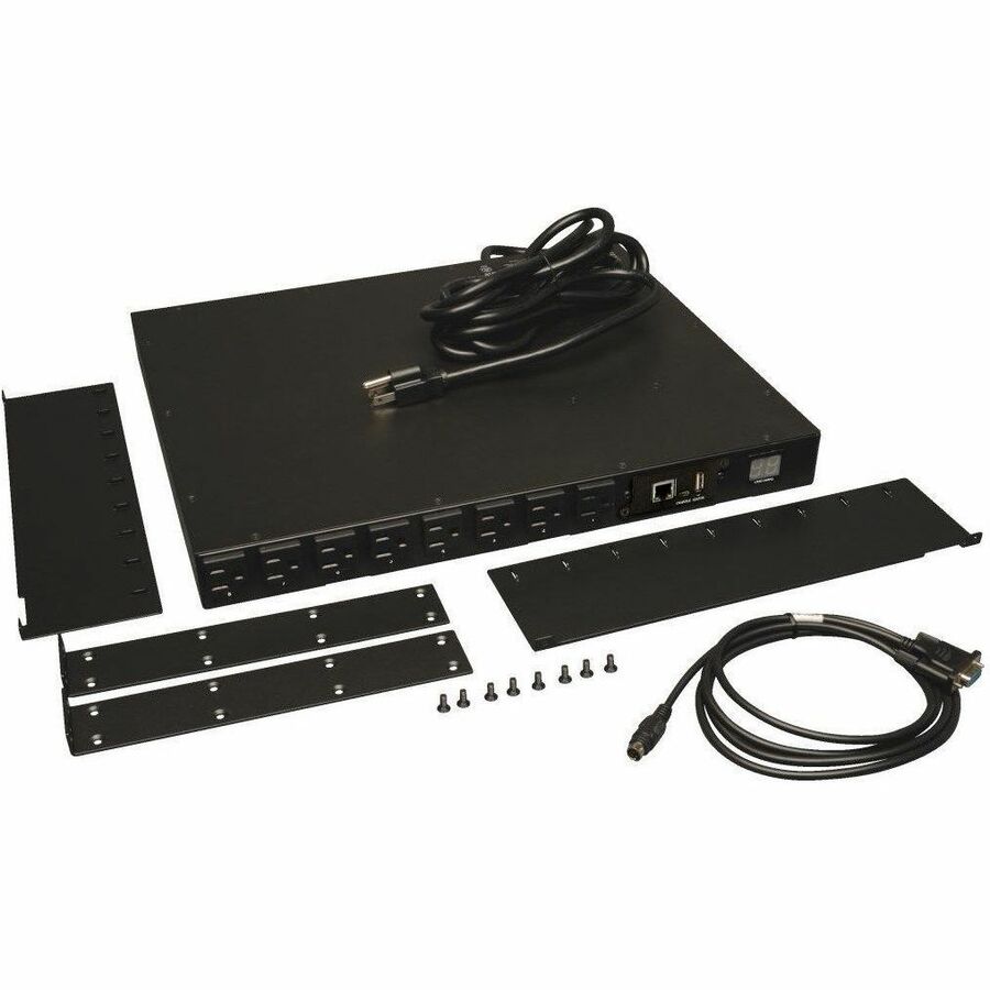 Tripp Lite by Eaton PDU 1.4kW Single-Phase Switched PDU - LX Interface 120V Outlets (16 5-15R) 5-15P 120V Input 12 ft. (3.66 m) Cord 1U Rack-Mount TAA