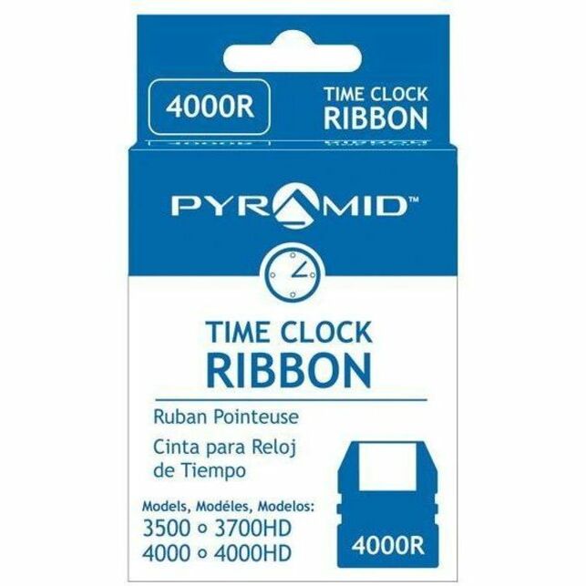 Pyramid Time Systems Ribbon Cartridge - Black - 1 Each - Time Clock Ribbons & Cartridges - PTI4000R
