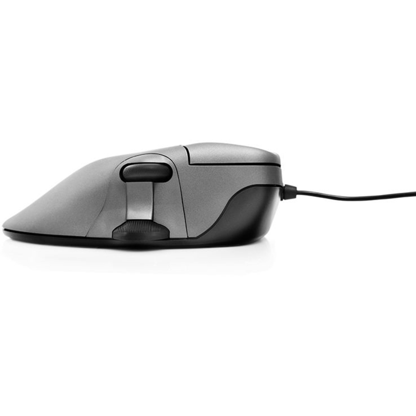 Contour CMO-GM-M-L Mouse - Optical - Cable - Gunmetal Gray - USB - Scroll Wheel - 5 Button(s) - Left-handed Only - Mice - SNXCMOGMML
