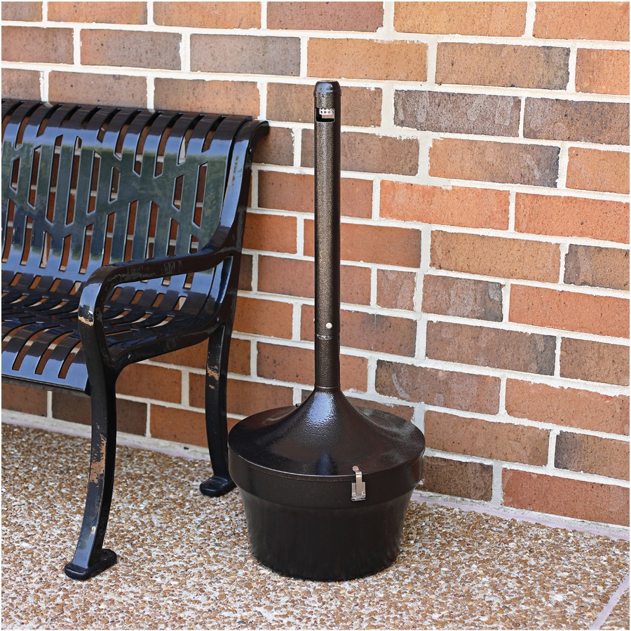 Picture of Genuine Joe 4.25 Gal Fire-safe Smoking Receptacle