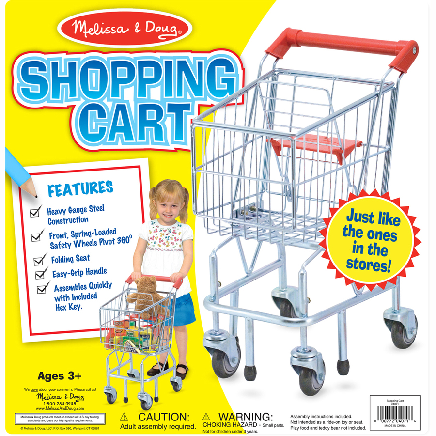 Melissa & Doug - Shopping Cart - Shopping Play - LCI14071