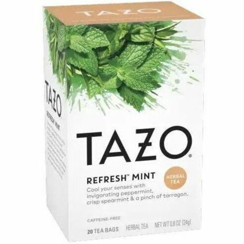 Tazo Refresh Mint Herbal Tea - 20 / Box - Tea - TZO149902