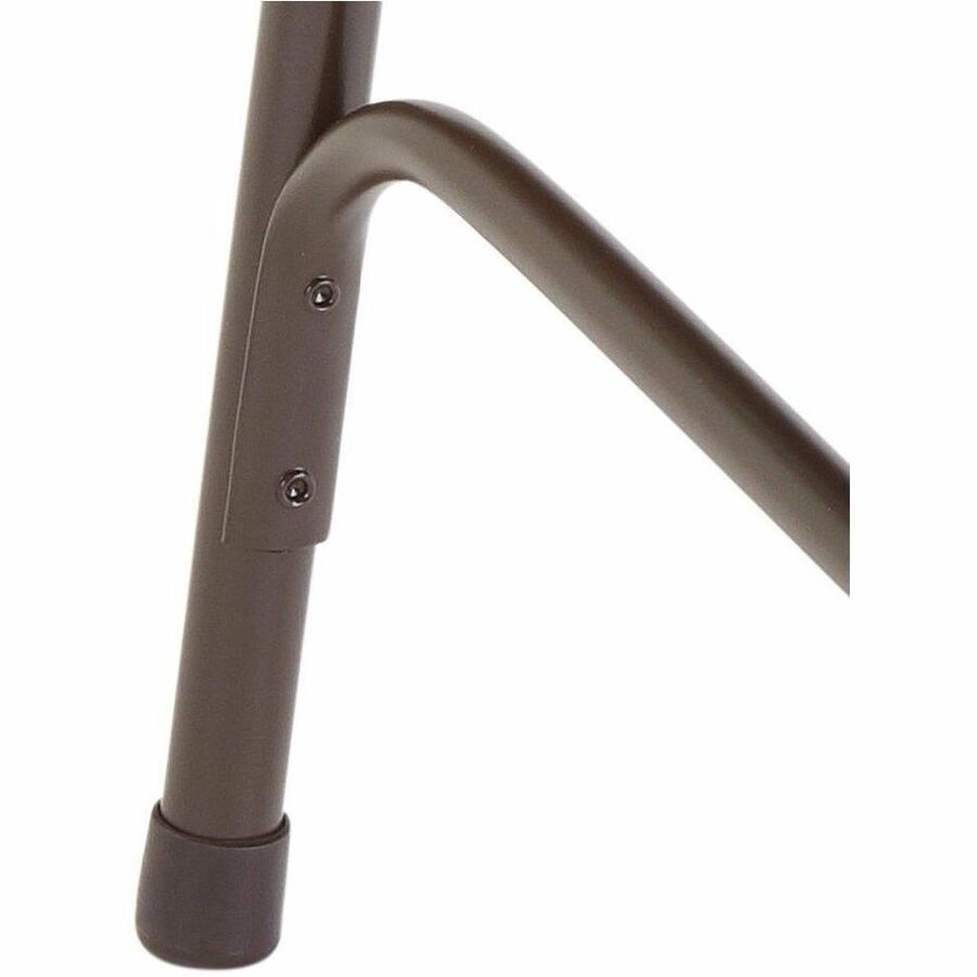 National Public Seating 2200 Series Folding Chair - Russet Walnut Seat Color - Foam, Fabric Seat Material - Russet Walnut Back Color - Fabric Back Material - Gray Frame Color - Metal, Powder Coated Steel Frame Material - Russet Walnut - Fabric, Polypropyl