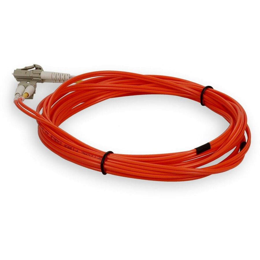 AddOn 10m LC to LC Orange OM1 Duplex OFNR (Riser-Rated) MMF Fiber Patch Cable