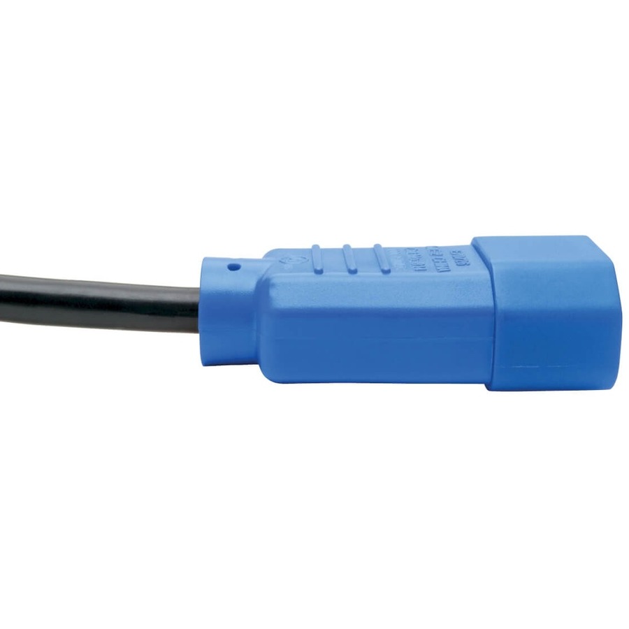 Tripp Lite by Eaton PDU Power Cord C13 to C14 - 10A 250V 18 AWG 4 ft. (1.22 m) Blue
