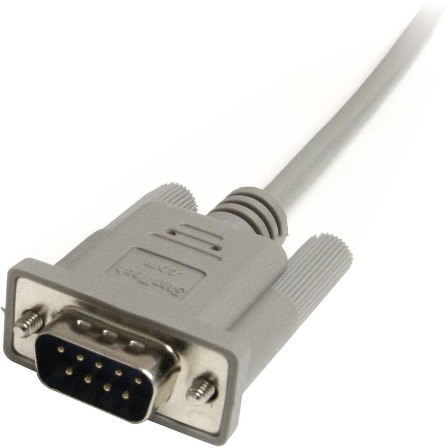 StarTech.com 3 ft Straight Through Serial Cable - DB9 M/F - 1 x DB-9 ...