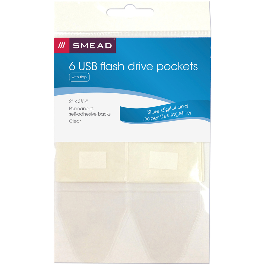 Picture of Smead Self-Adhesive USB Flash Drive Pocket