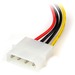 STARTECH 6in 4-pin Molex to Left Angle SATA Power Cable Adapter - 6" - LP4 - SATA (SATAPOWADPL)
