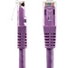 StarTech.com 20ft CAT6 Ethernet Cable - Purple Molded Gigabit - 100W PoE UTP 650MHz - Category 6 Patch Cord UL Certified Wiring/TIA - 20ft Purple CAT6 Ethernet cable delivers Multi Gigabit 1/2.5/5Gbps & 10Gbps up to 160ft - 650MHz - Fluke tested to ANSI/T