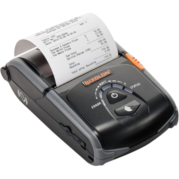 Bixolon SPP-R200II Direct Thermal Printer - Monochrome - Portable - Receipt Print - USB - Serial - Battery Included