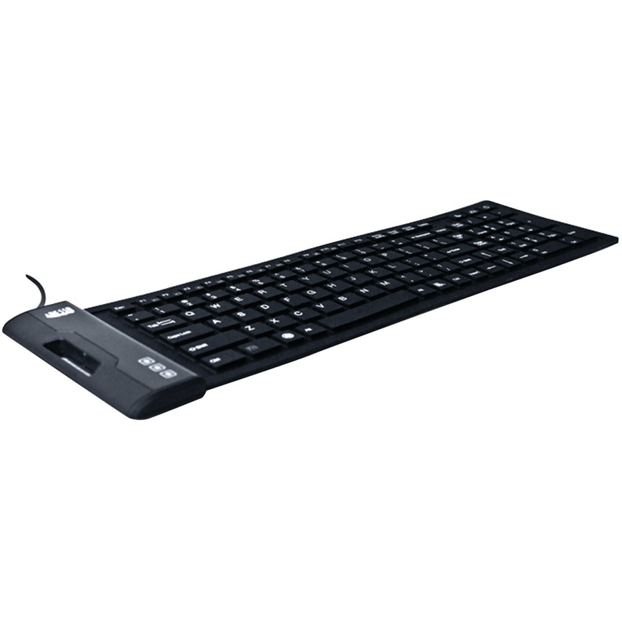 Adesso Antimicrobial Waterproof Flex Keyboard (Compact Size)